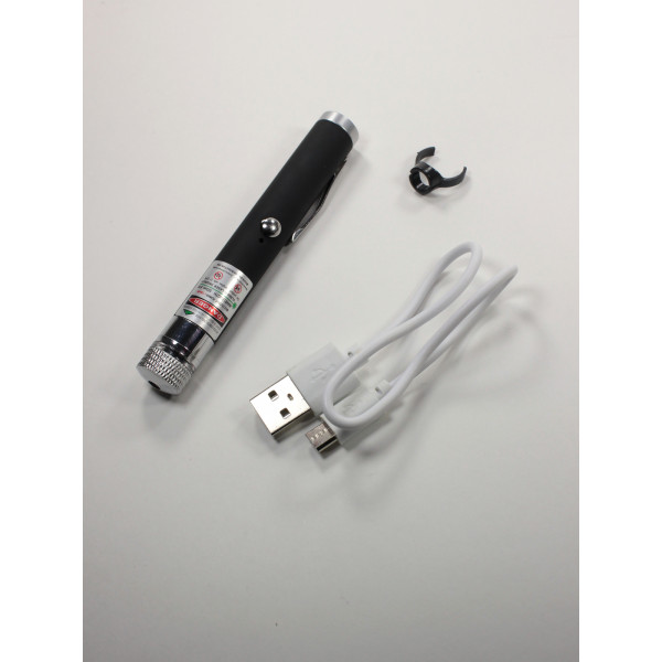 Лазерная указка с USB 10 см YYC201USB