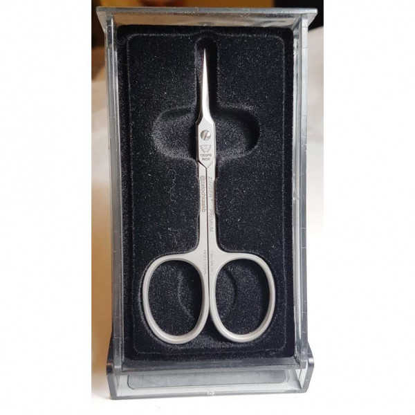 Ножницы маникюрные для кутикулы Zinger SH-SALON Professional 1303-PB (загнутые, качество Premium, ручная заточка, подарочная упаковка)