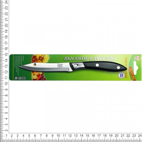Нож кухонный Sanliu 666 с отверстием маленький С5 (лезвие 90 мм)