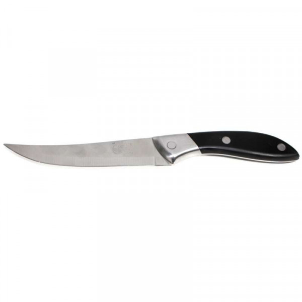 Нож кухонный Sanliu 666 изогнутый C05 (лезвие 130 мм) без открывалки