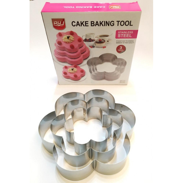 Форма для торта Cake Baking Tool (цветок, 3 шт)