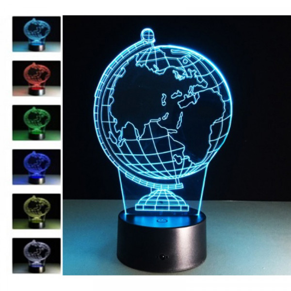 Светильник 3D Глобус