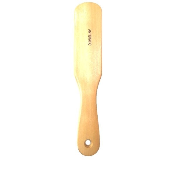 Щетка деревянная, массажная, узкая, дерев. зубц.  245 мм